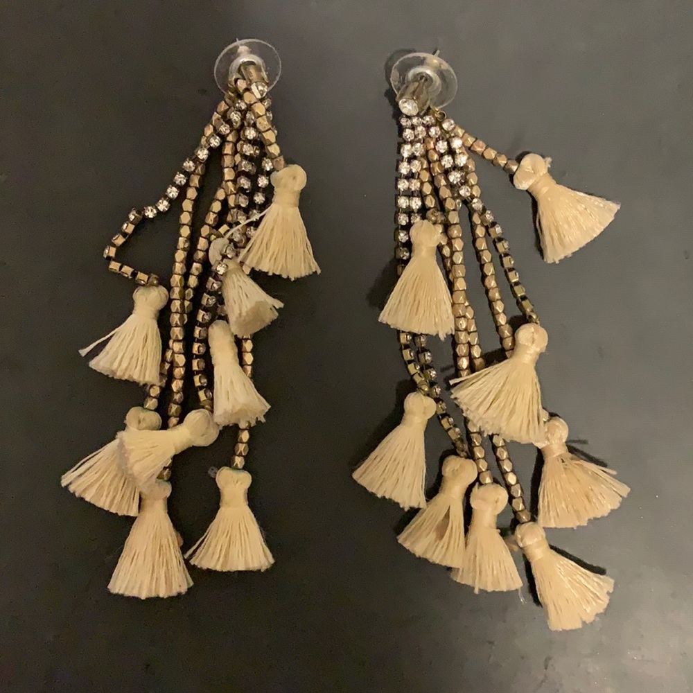 BANANA REPUBLIC TASSLE EARRINGS